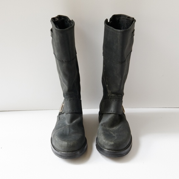 80s - SUSAN BENNIS - WARREN EDWARDS - Boots - Men\'s - 10 - BLK Leather main image 4